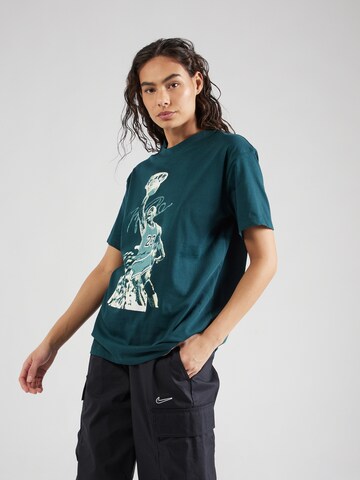 Jordan Shirt in Groen: voorkant