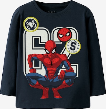 T-Shirt 'NMMDEEP SPIDER' NAME IT en bleu : devant