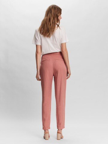 VERO MODA Loose fit Pleat-front trousers 'Mia' in Pink
