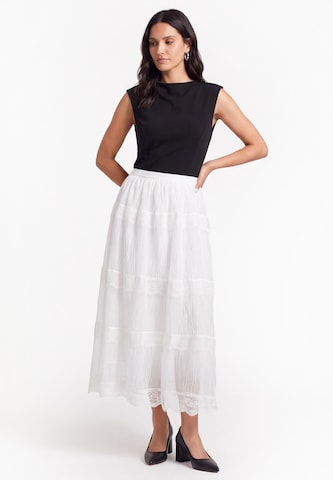 usha BLACK LABEL Skirt in White