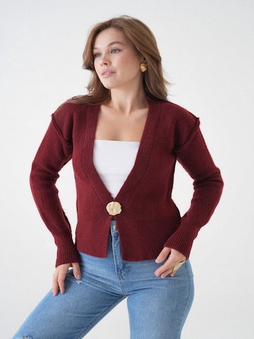 Cardigan WOMAN VISION en rouge
