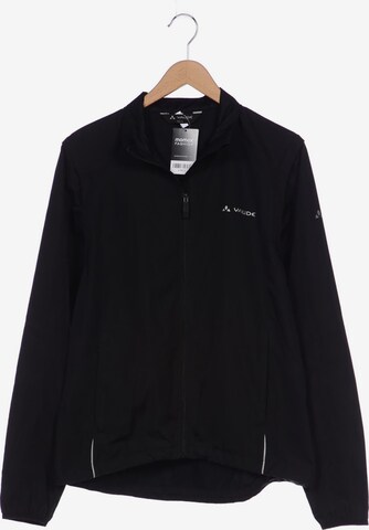 VAUDE Sweatshirt & Zip-Up Hoodie in L-XL in Black: front