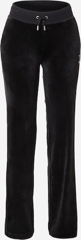 Slimfit Pantaloni de la Juicy Couture Black Label pe negru: față