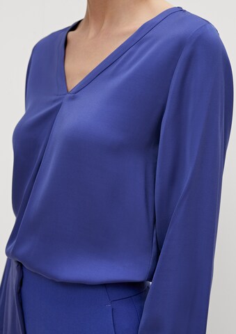 COMMA Bluse in Blau