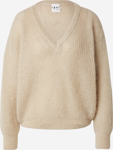 TWNS THE LABEL Sweater 'Alamosa' in Beige: front
