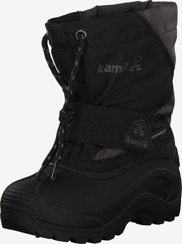 Bottes de neige 'Snowfox 3WP' Kamik en noir : devant