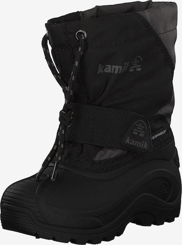 Kamik Snow Boots 'Snowfox 3WP' in Black: front