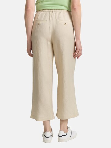 Wide Leg Pantalon TOM TAILOR en beige