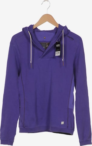 G-Star RAW Sweatshirt & Zip-Up Hoodie in M in Purple: front