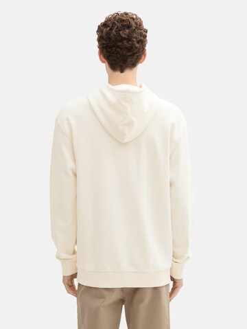 TOM TAILOR DENIM Sweatshirt in Weiß