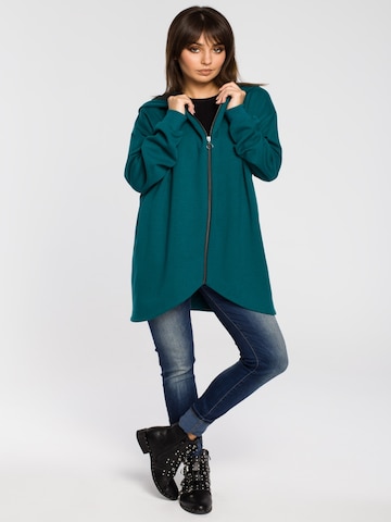 BeWear - Sudadera con cremallera en verde