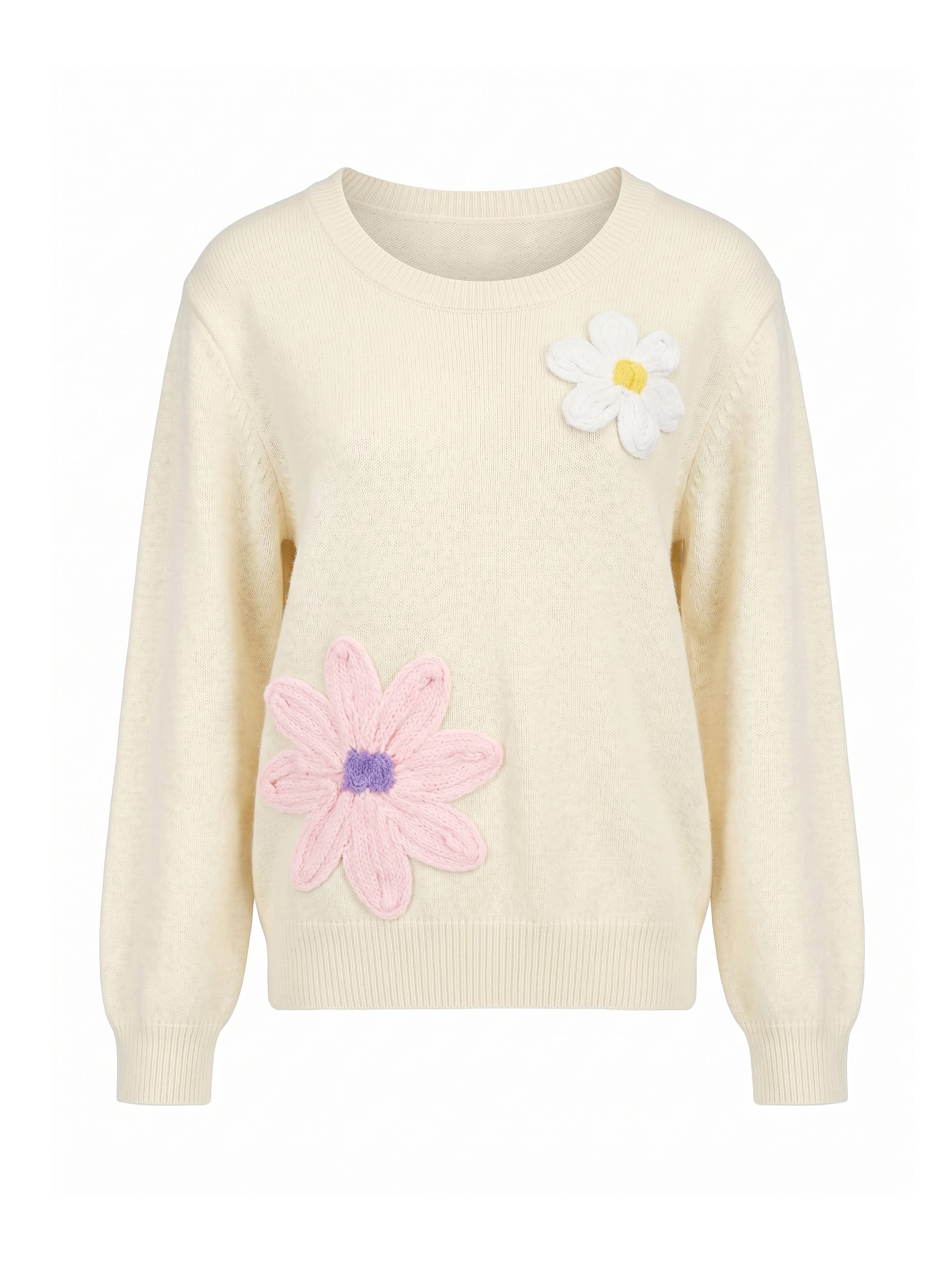 Pull-over Imily Bela en beige : devant