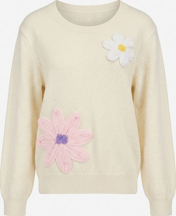 Pull-over Imily Bela en beige : devant