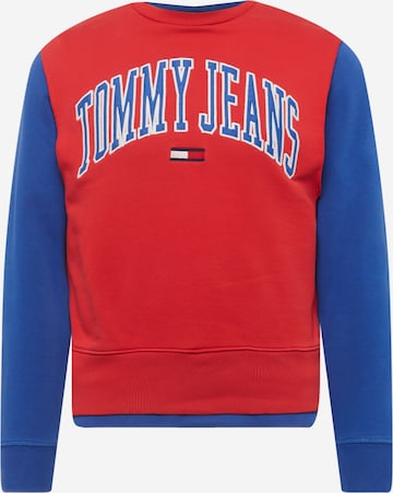 Tommy Jeans Суичър в червено: отпред