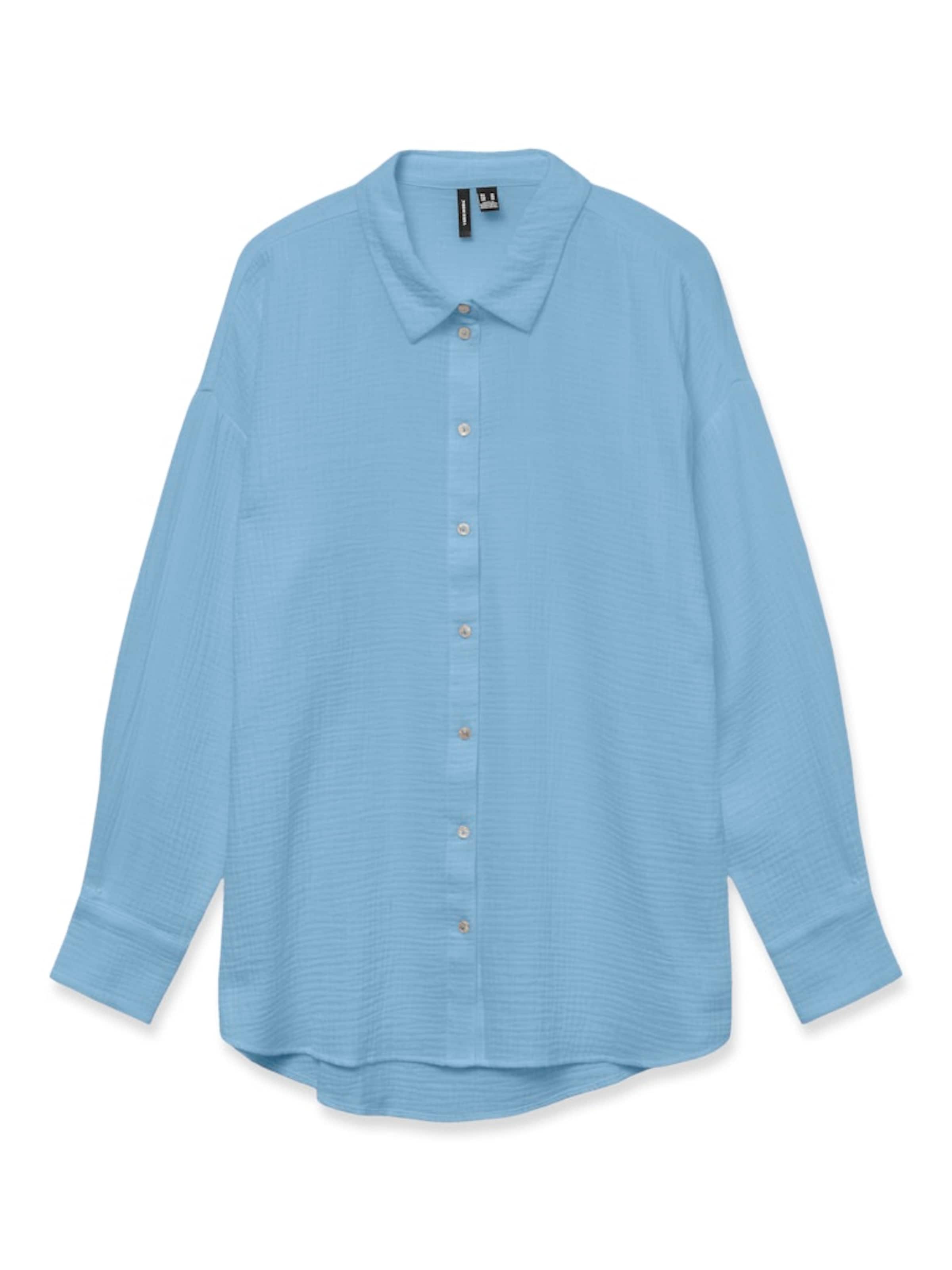 VERO MODA Blouse 'VMNatali Nia' in Blue: front