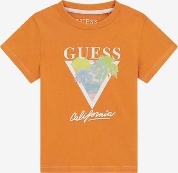 Maglietta 'GUESS KIDS SS T-SHIRT T-SHIRT' di GUESS KIDS in arancione: frontale
