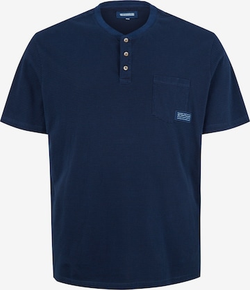 TOM TAILOR Men + T-shirt i blå: framsida