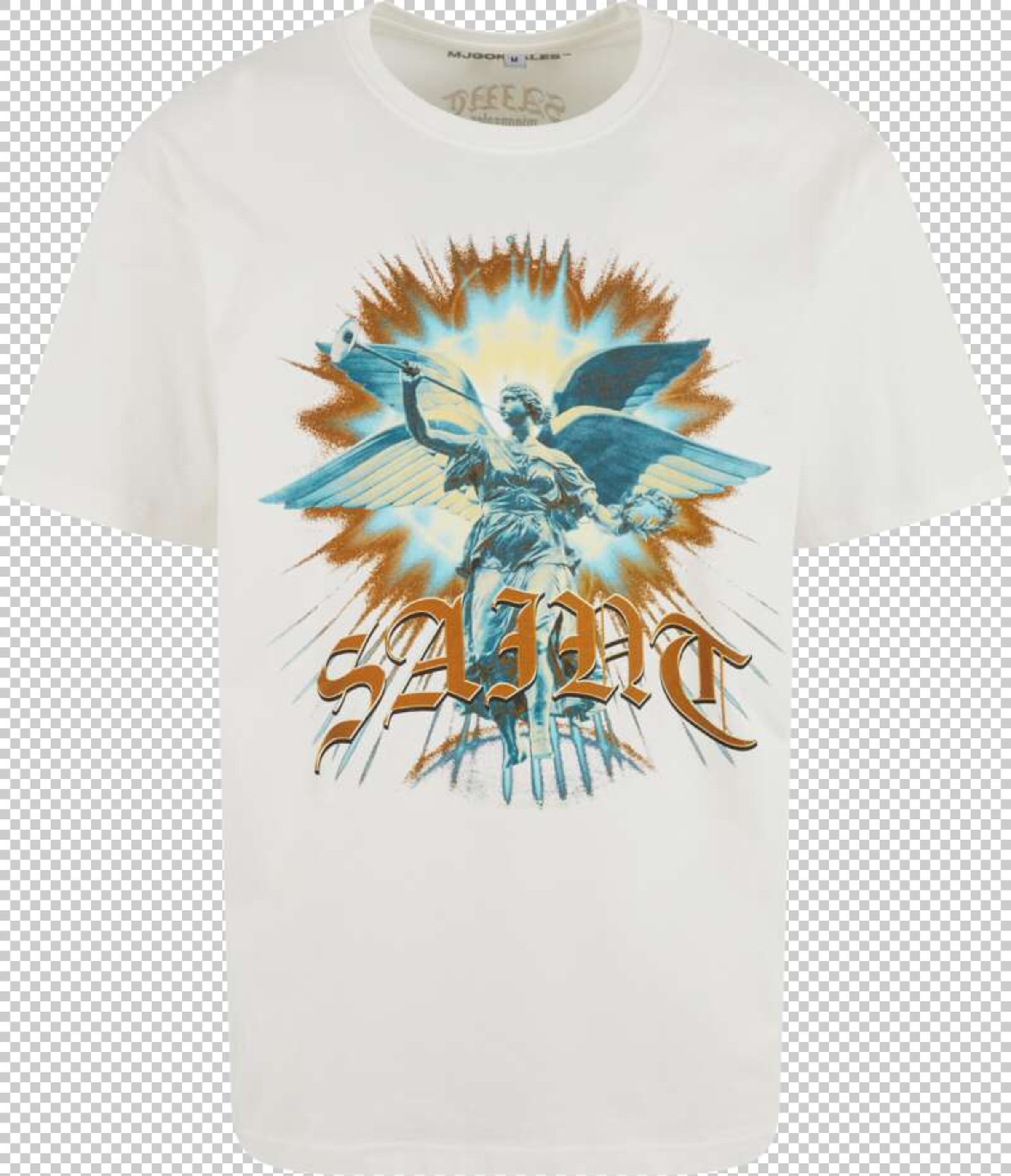 Maglietta 'SAINT V.1' di MJ Gonzales in bianco: frontale