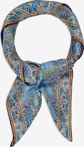 Roeckl Doek 'MIRROR PAISLEY' in Blauw: voorkant