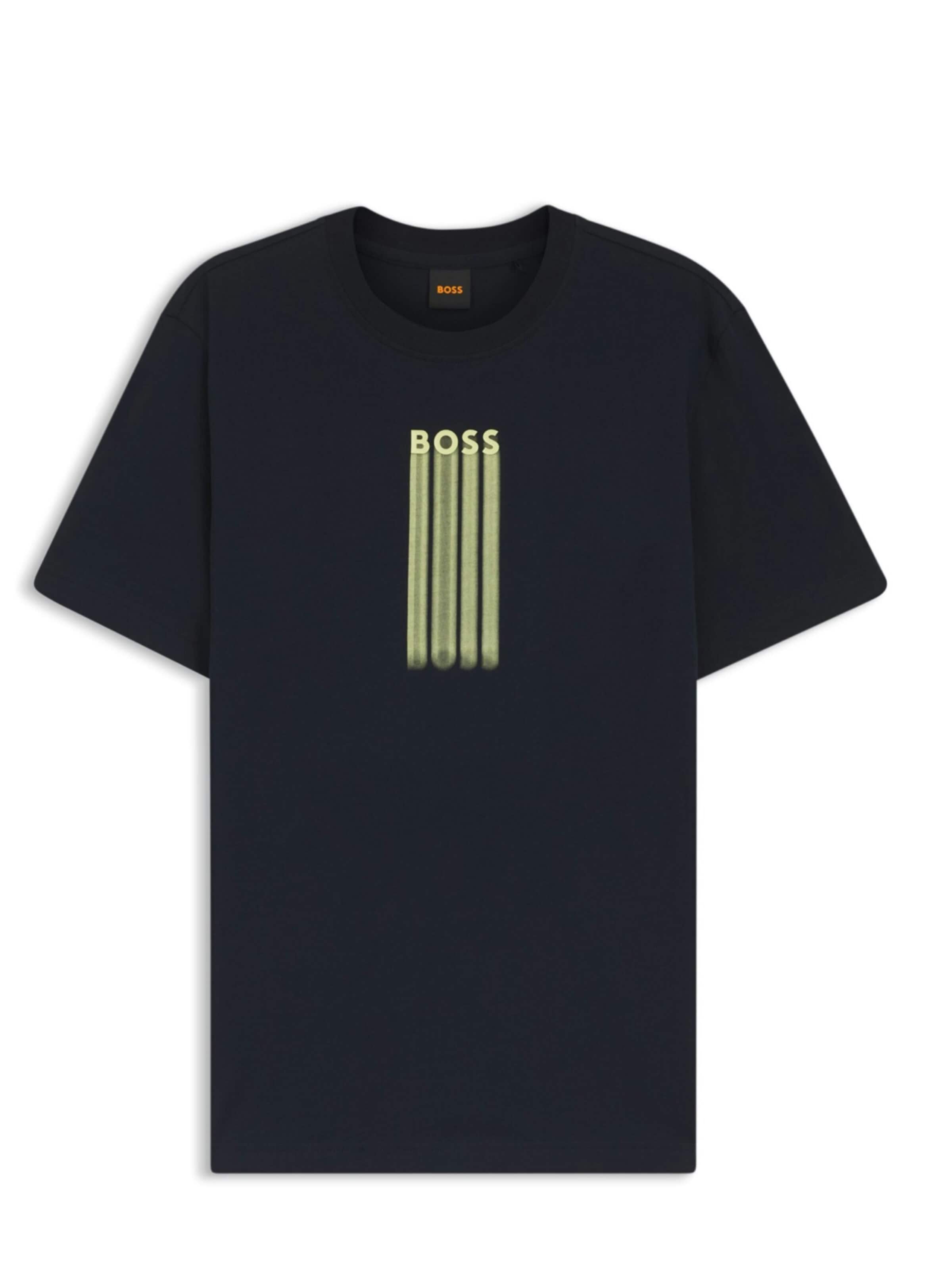 HUGO BOSS Shirt 'BOSS - Heren t-shirt' in Blue: front