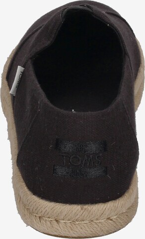 TOMS - Espadrilles em preto