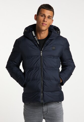 MO Winter Jacket in Blue: front