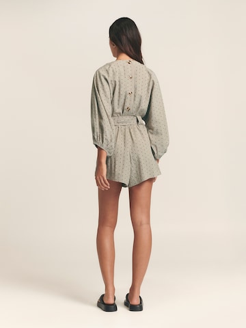 St MRLO - Jumpsuit 'Maya' en verde: atrás