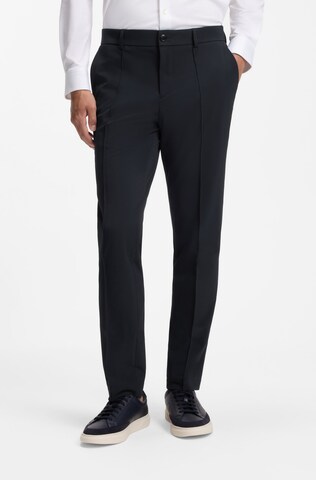 BOSS Slim fit Chino Pants 'Genius ' in Blue: front