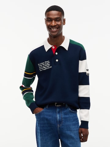 Tommy Jeans Trui in Blauw: voorkant