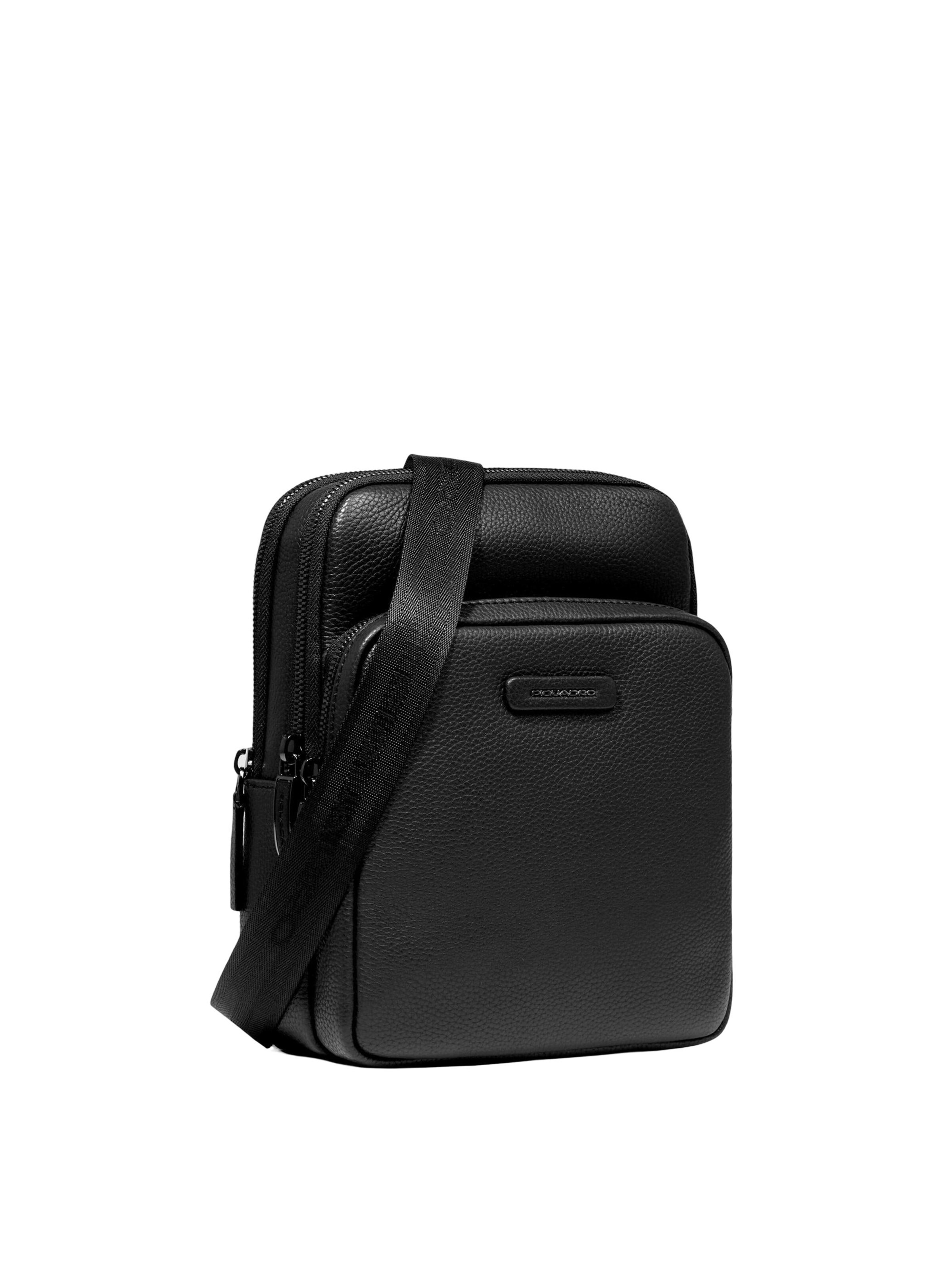 Piquadro - Bolso de hombro en negro