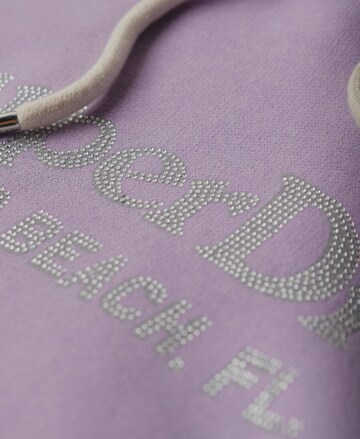 Sweat-shirt 'Venue' Superdry en violet