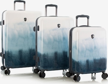 Heys Kofferset 'Black Camo' in Blau: Vorderseite