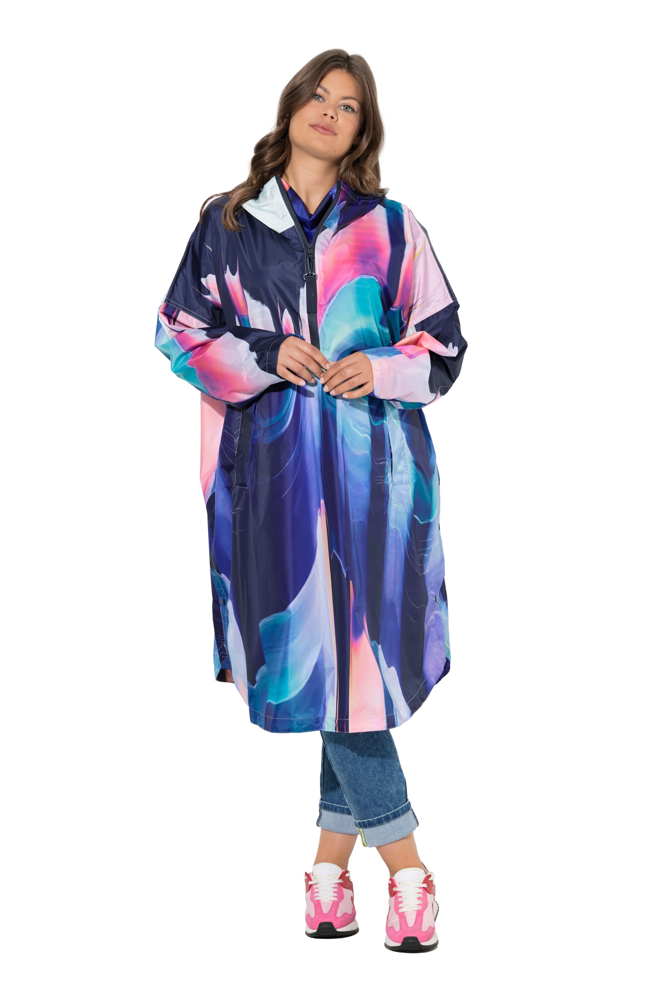 LAURASØN Outdoor Coat in Mixed colors: front