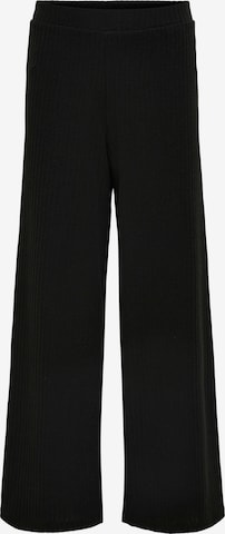 KIDS ONLY Szeroka nogawka Spodnie 'Nella' w kolorze czarny: przód