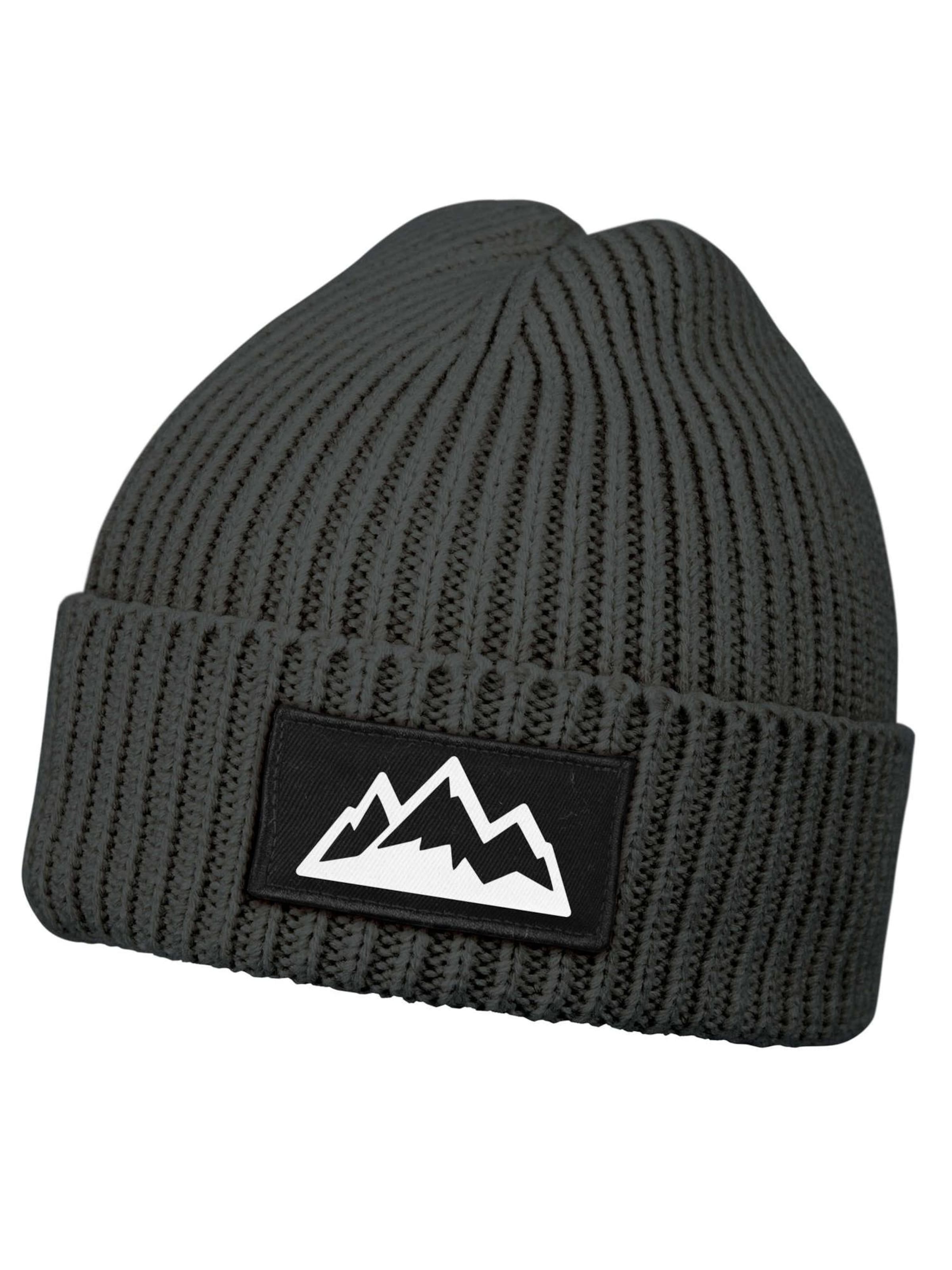 Neverless Beanie 'Mountain' in Grey