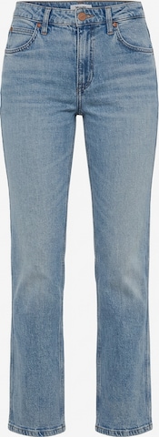 WRANGLER Jeans 'STRAIGHT SUNSET' in Blauw: voorkant