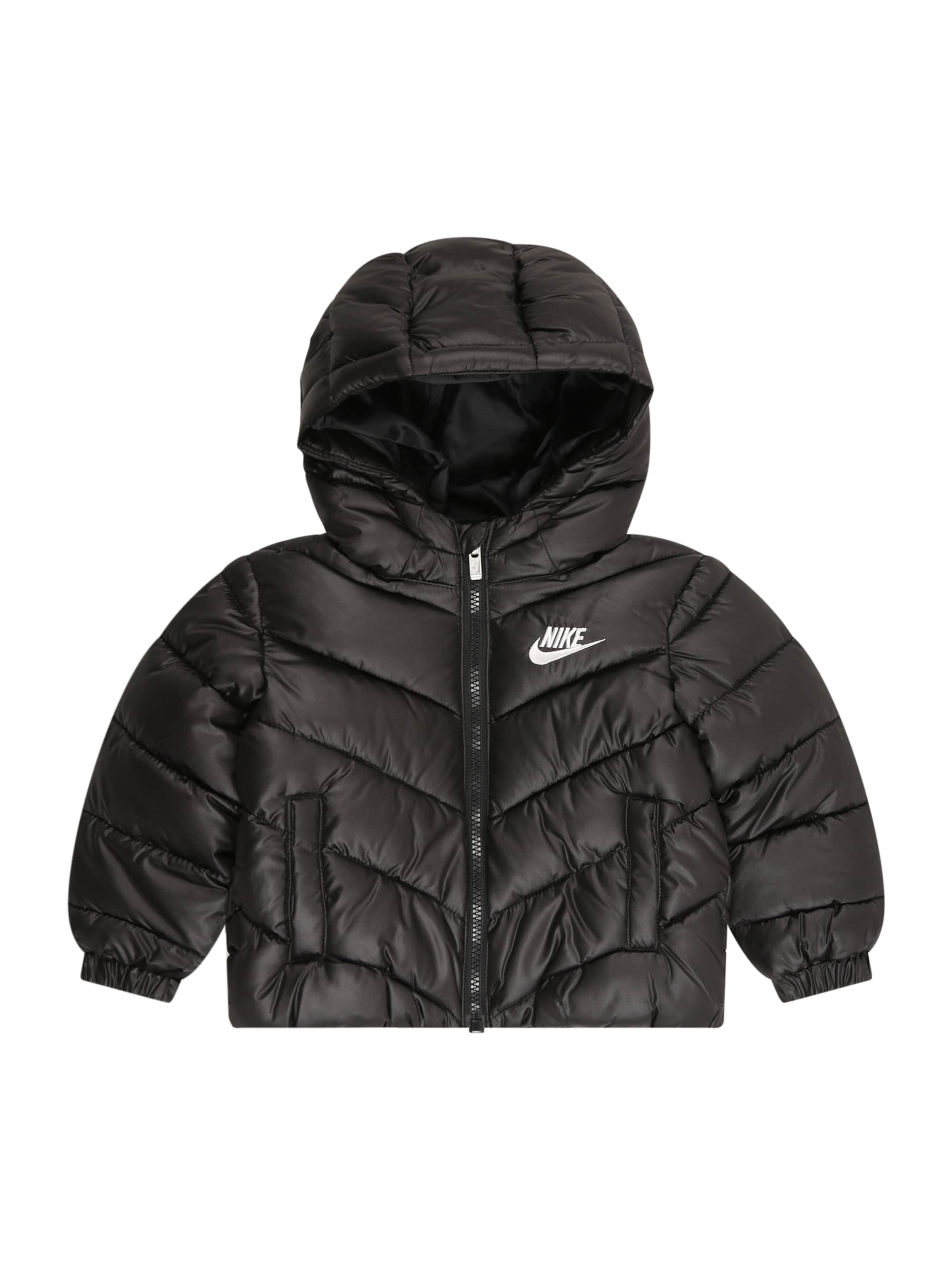 Nike Sportswear Φθινοπωρινό και ανοιξιάτικο μπουφάν σε μαύρο: μπροστά