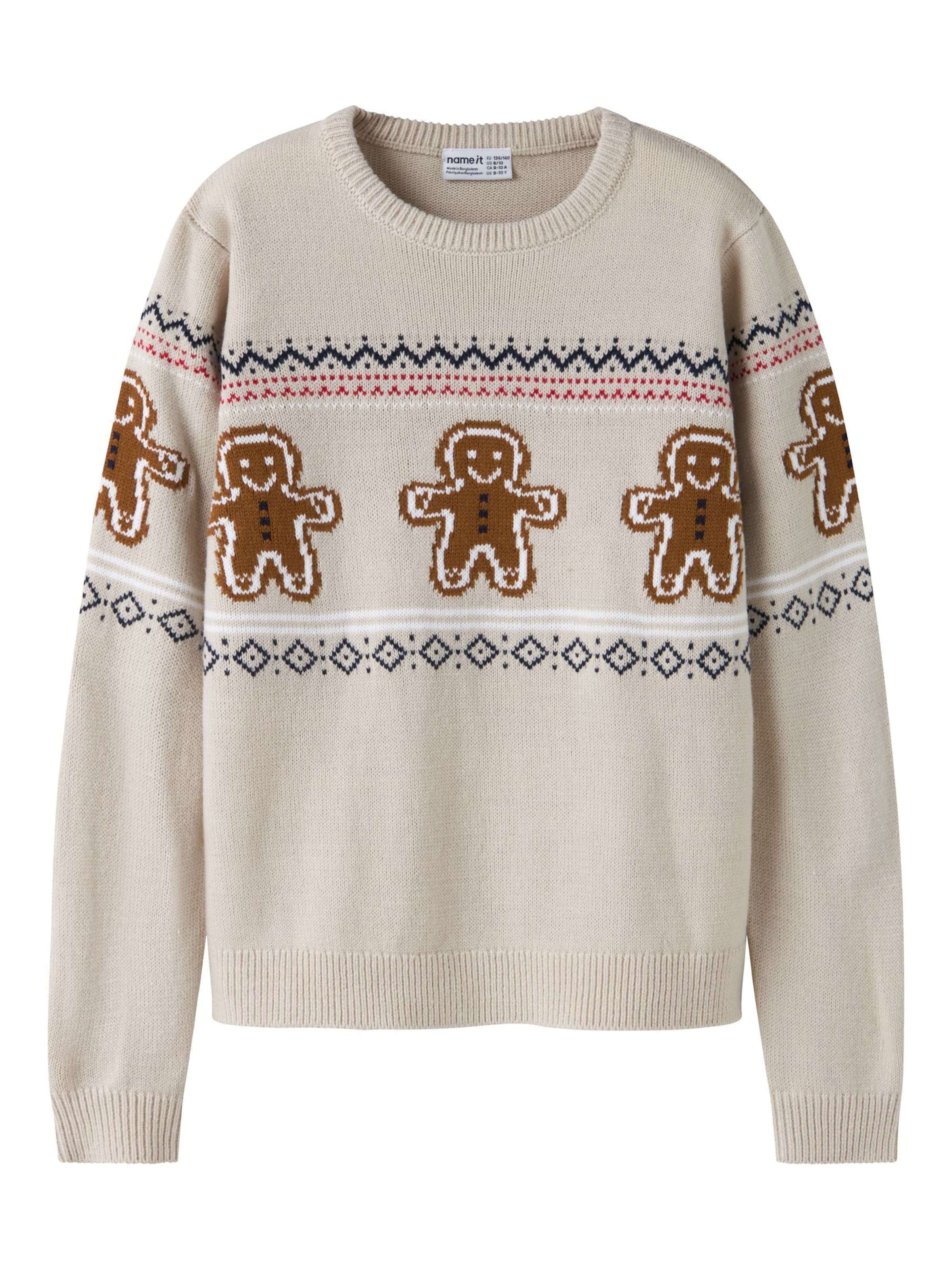 NAME IT - Jersey en beige: frente