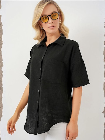 Camicia da donna di Bigdart in nero: frontale