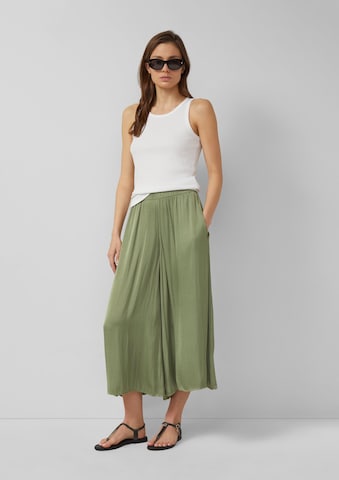 Wide Leg Pantalon s.Oliver en vert