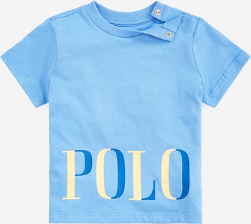 Tricou de la Polo Ralph Lauren pe albastru: față