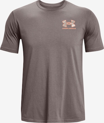 UNDER ARMOUR Performance Shirt in Brown: front