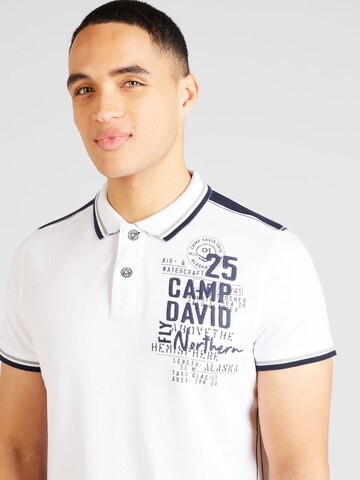 T-Shirt 'Alaska Ice Tour' CAMP DAVID en blanc