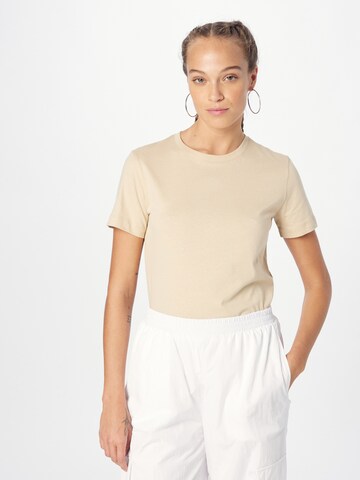 Champion Authentic Athletic Apparel Shirt in Beige: voorkant