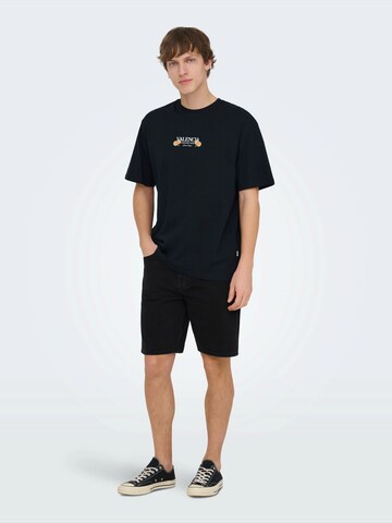 Only & Sons Μπλουζάκι 'ONSTASTY' σε μαύρο
