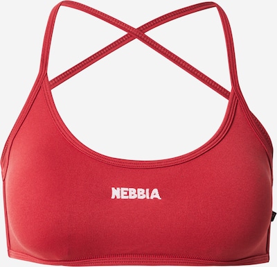 Sutien sport 'POWER 890' pe XS NEBBIA pe roșu ruginiu / alb, Vizualizare produs