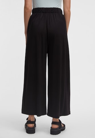 Ragwear Wide leg Pleat-Front Pants in Black