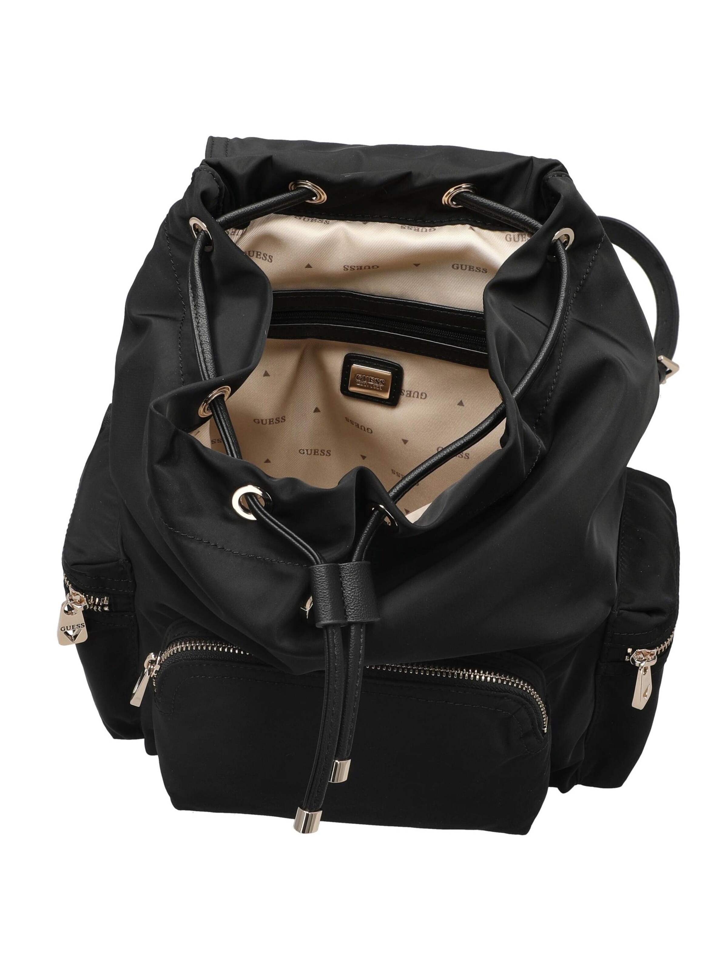 GUESS Originals Rucksack 'Eco Gemma'‌‌‌‌‌‌‌‌‌ in Schwarz