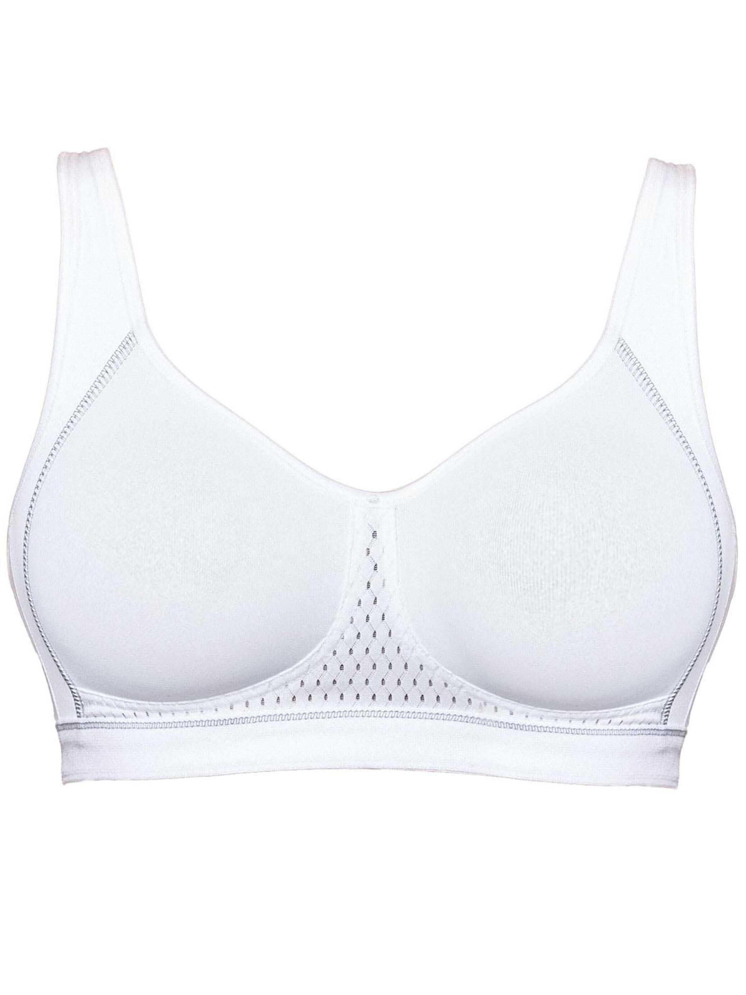 SUSA Bralette Bra in White: front