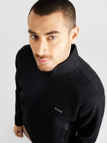 BOSS Zip-Up Hoodie 'Skaz1' in Black